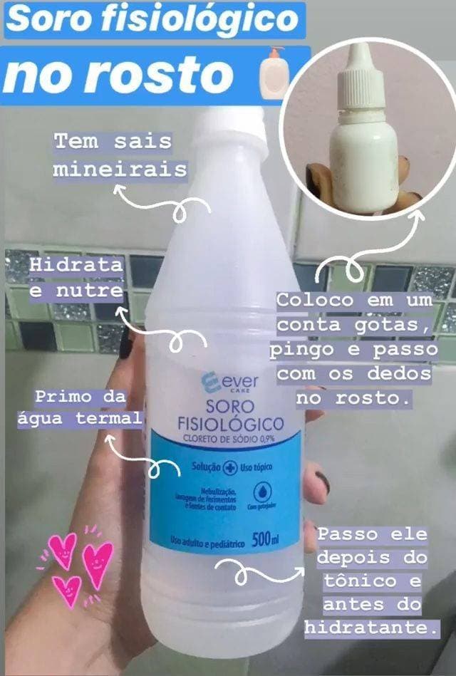 Moda Soro fisiológico