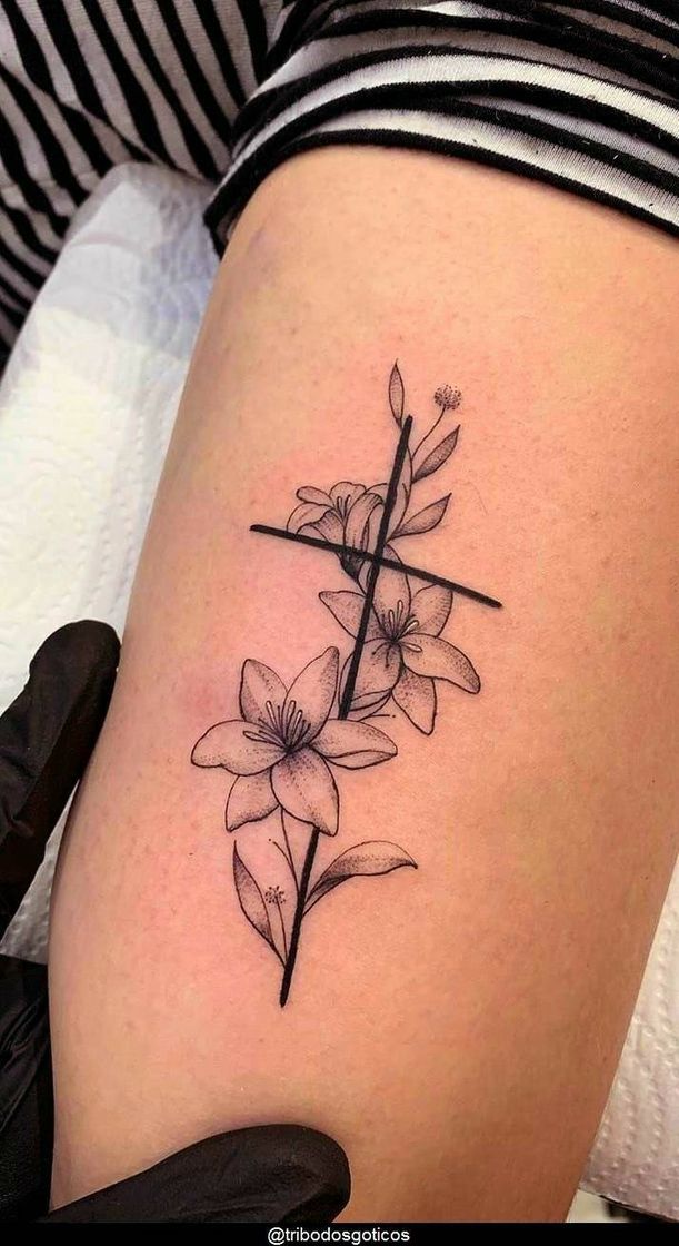 Fashion Tattoo ideas female arm flowers for women  