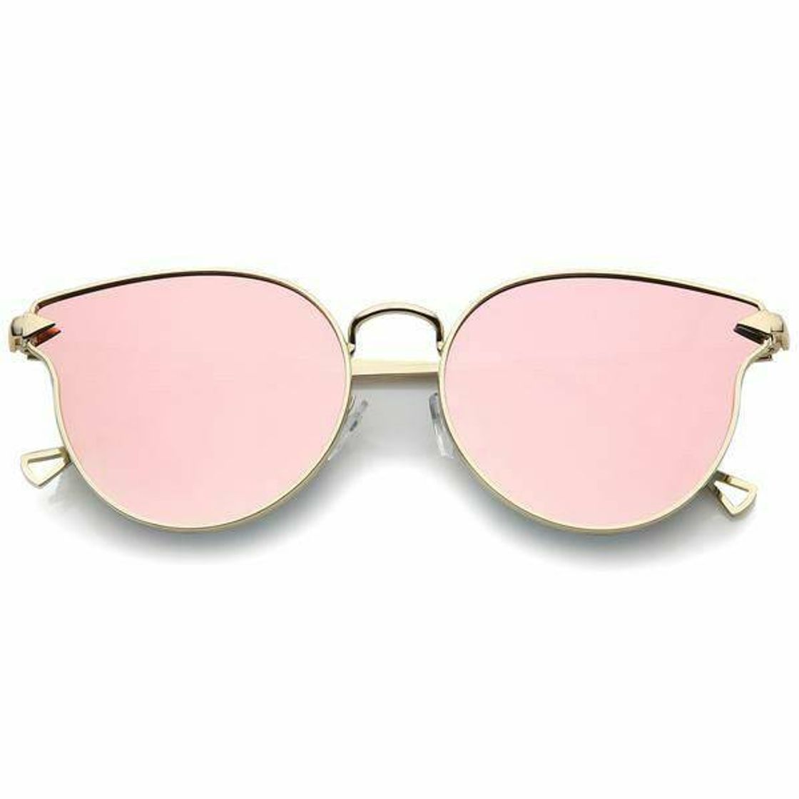 Fashion Modern flat mirror lens horned rim  Sunglasses a854