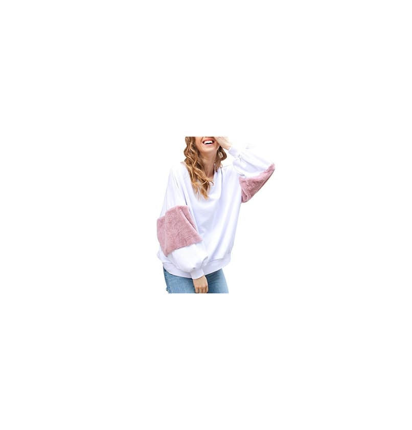 Fashion Sudaderas Mujer Sudadera Estampadas Camisetas Manga Larga Sudaderas Oversize sin Capucha Deportivas