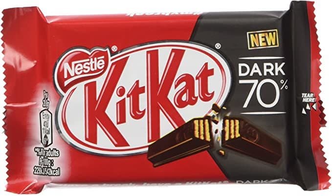 Producto Nestlé KitKat Chocolate negro 70% - Barritas de chocolate negro