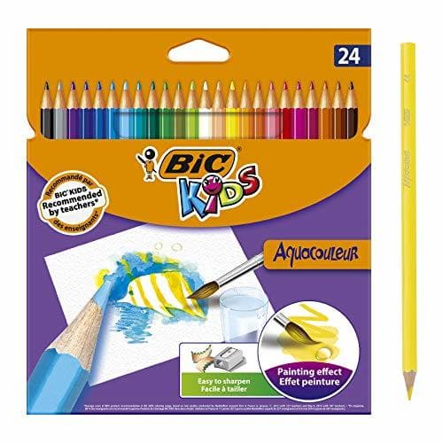 Product BIC Kids Aquacouleur Lápices Acuarelables Efecto Pintura - colores Surtidos