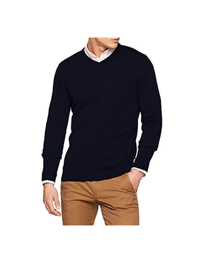 Producto JACK & JONES Jjebasic Knit V-Neck Noos suéter, Azul