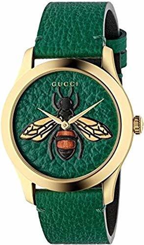 Product Reloj Gucci G-Timeless 38mm Caso de Oro Correas Verde YA1264065