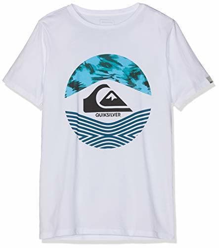 Fitness Quiksilver Stomped On Camiseta, Niños, Blanco