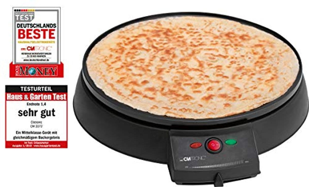 Home Clatronic CM 3372 Crepera máquina de Hacer Crepes