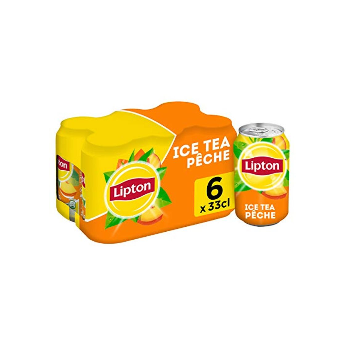 Producto LIPTON ICE TEA Ice Tea Pesca Pack De 6 Latas De 33