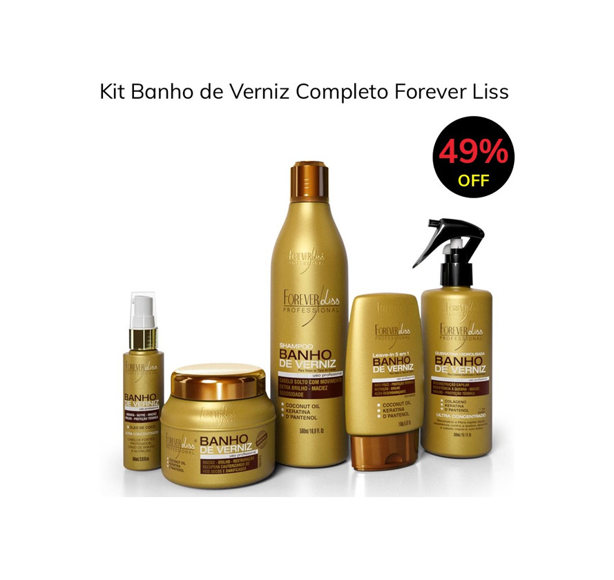 Producto Kit Banho de Verniz Completo