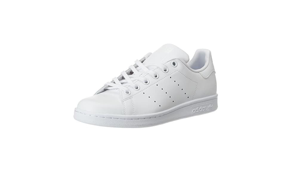 Fashion adidas Stan Smith J, Zapatillas de Deporte Unisex Niños, Blanco