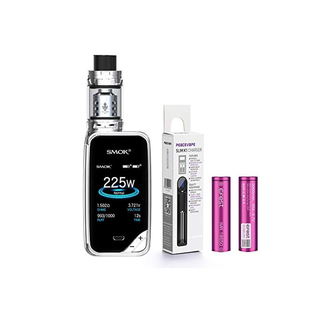 Producto AUTÉNTICO SMOK X PRIV Kit 225W TFV12 PRINCE 2mL Tank Cigarrillo electrónico