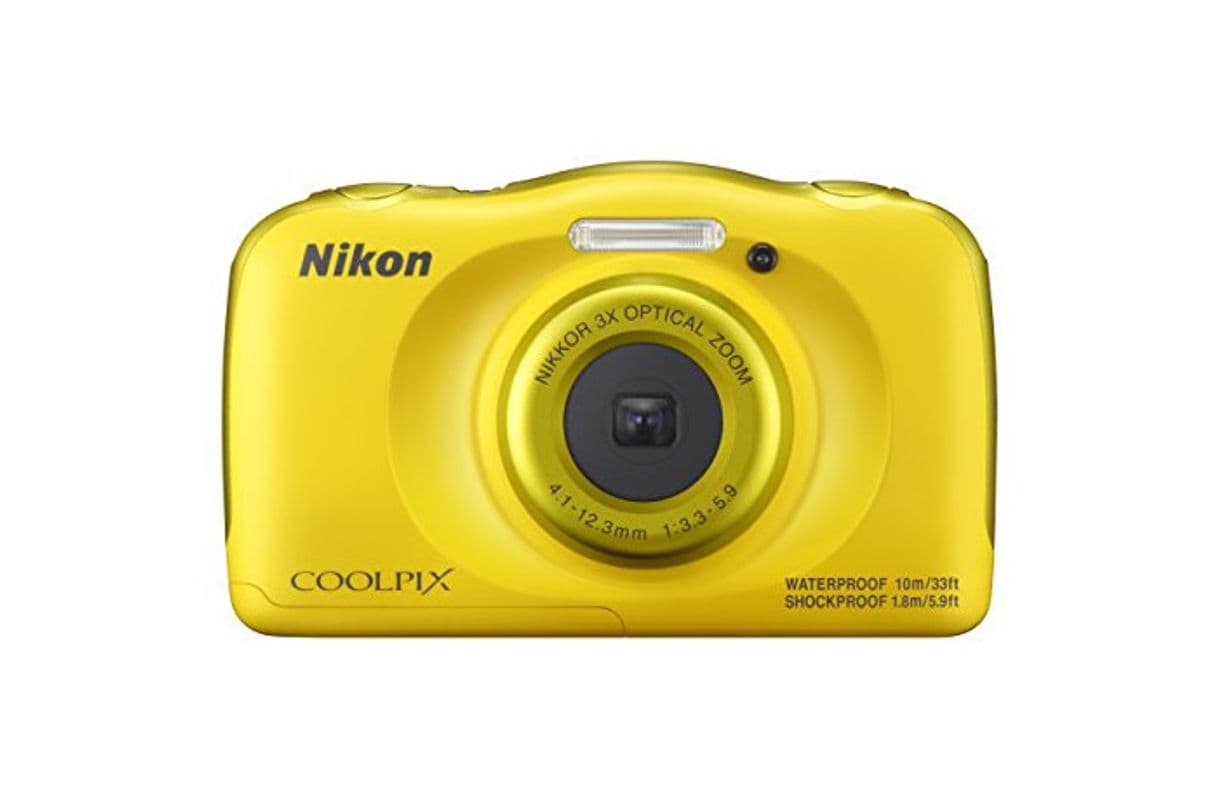 Electronic Nikon COOLPIX W100 Cámara compacta 13.2MP 1/3.1" CMOS 4160 x 3120Pixeles Amarillo