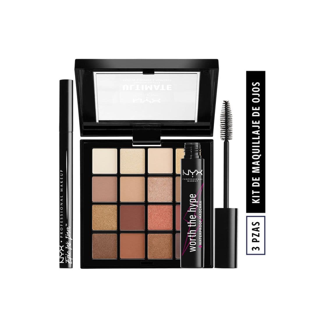 Belleza NYX Professional Makeup Kit de Maquillaje de Ojos