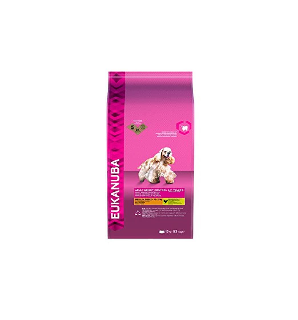 Product Eukanuba Adulto Control de peso Raza mediana Pollo [15 Kg]