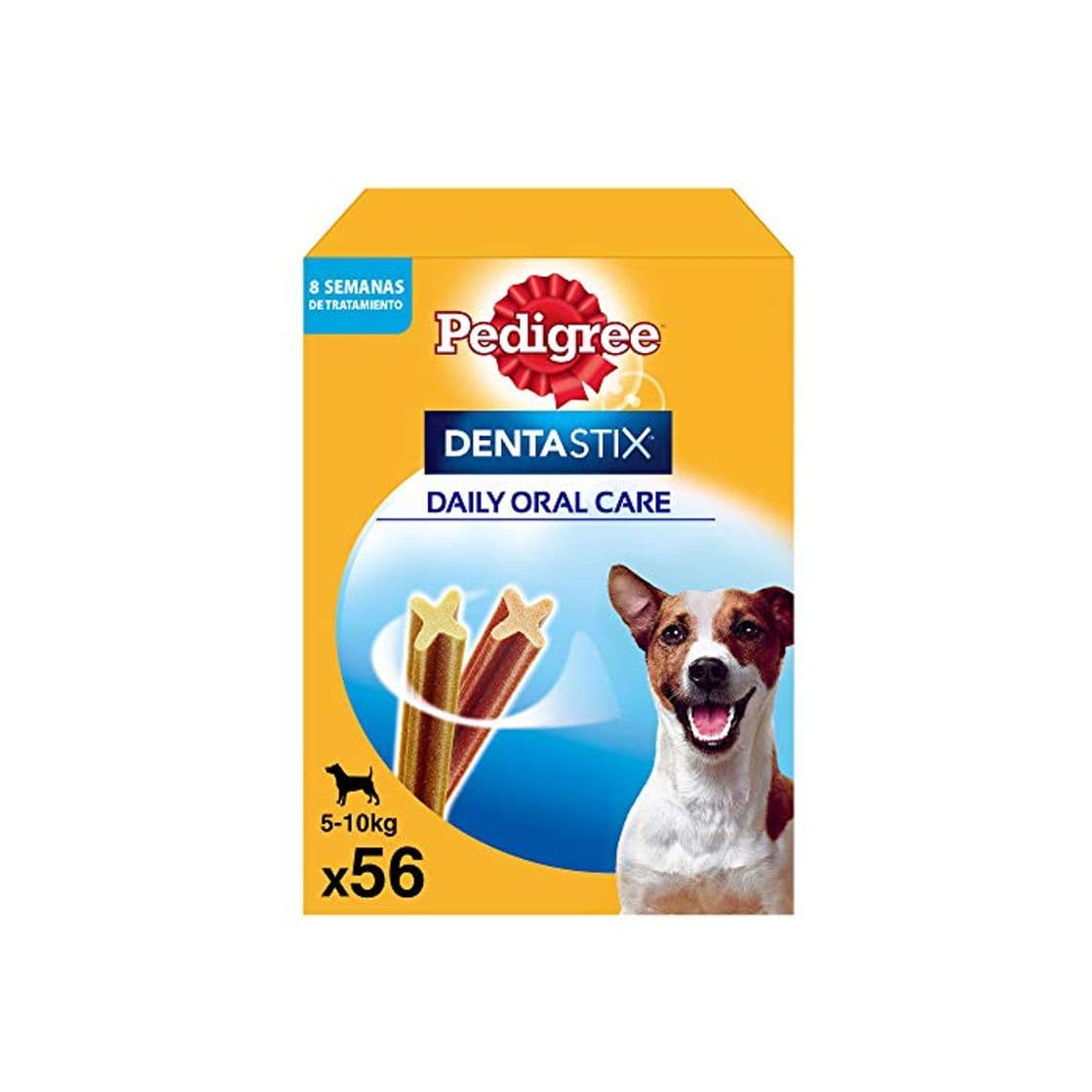 Producto Pedigree Dentastix de uso diario para higiene oral para perros pequeños