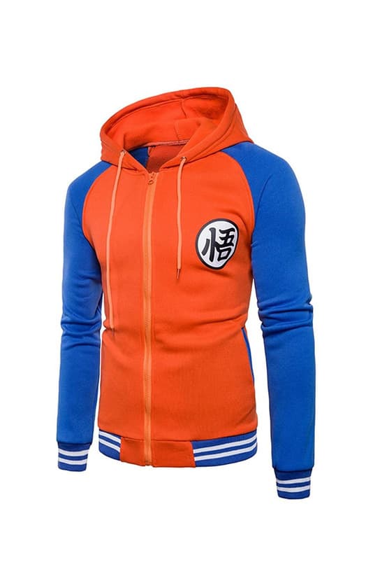 Product PIZZ ANNU Dragon Ball Z Son Goku Hoodie Zip-Up para Adultos
