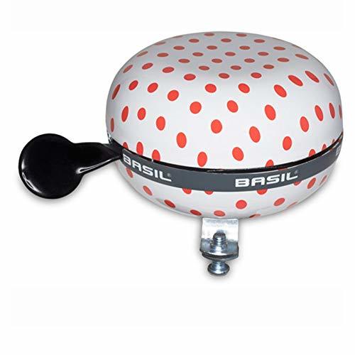 Place FRI - Timbre para bicicleta Dots weiß-rot Talla