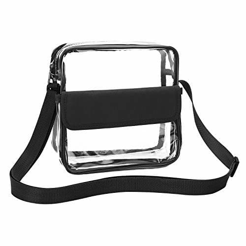 Producto Clear Bag Stadium aprobado, Bolso de hombro clear Crossbody Messenger con correa