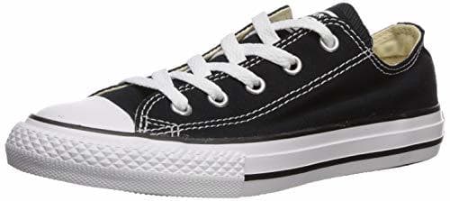 Moda Converse Chuck Taylor All Star, Zapatillas de Lona Infantil, Negro