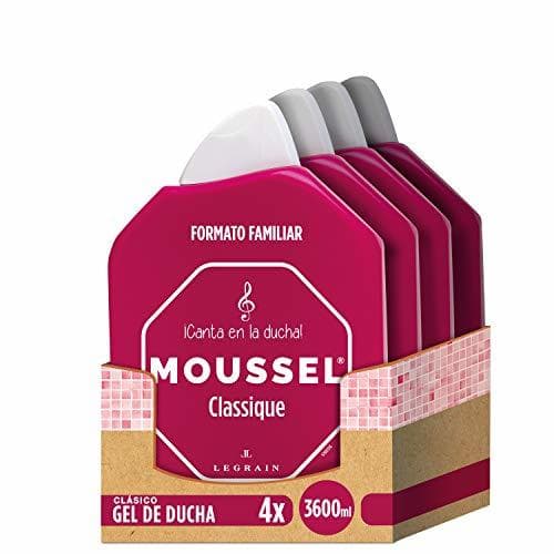 Belleza Moussel Gel de Ducha Clasico - Pack de 4 x 900 ml