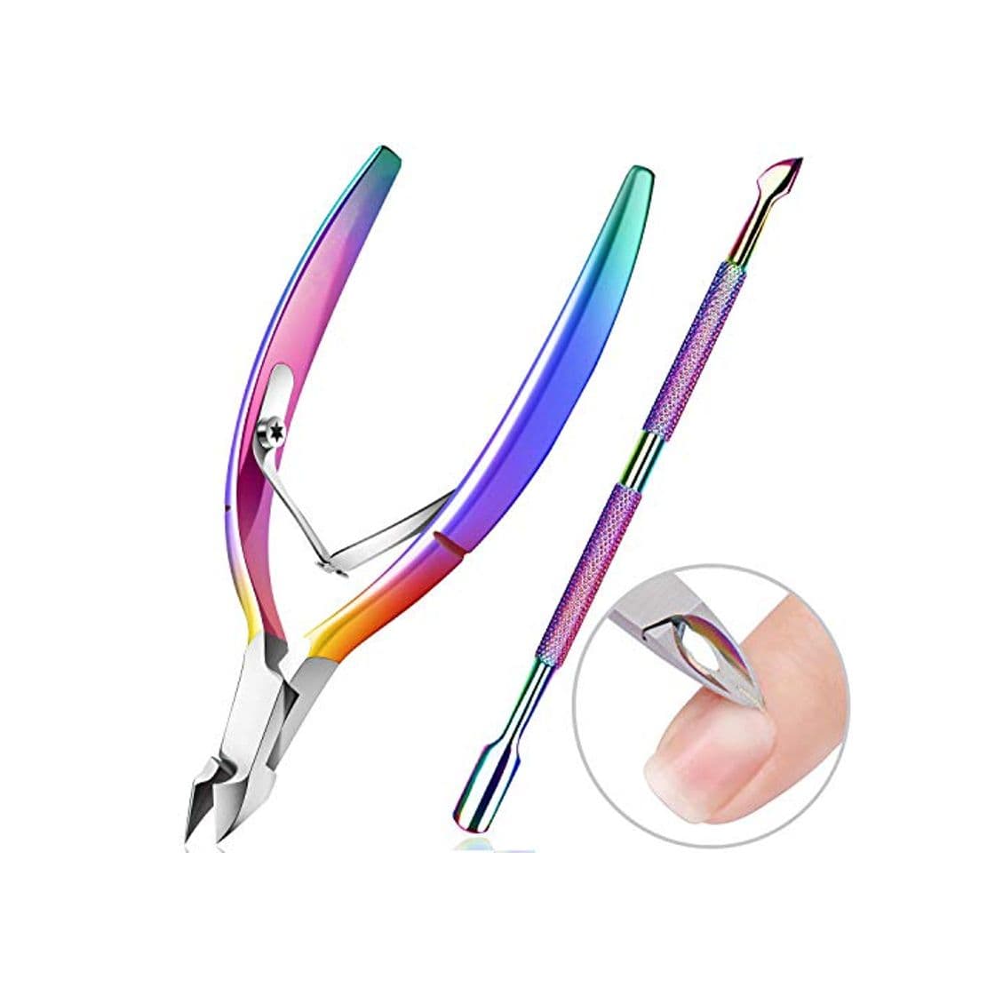 Product Cuticle trimmer and cuticle pusher Ronavo