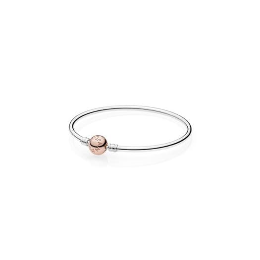 Product Pandora Moments Bangle Rose Gold 