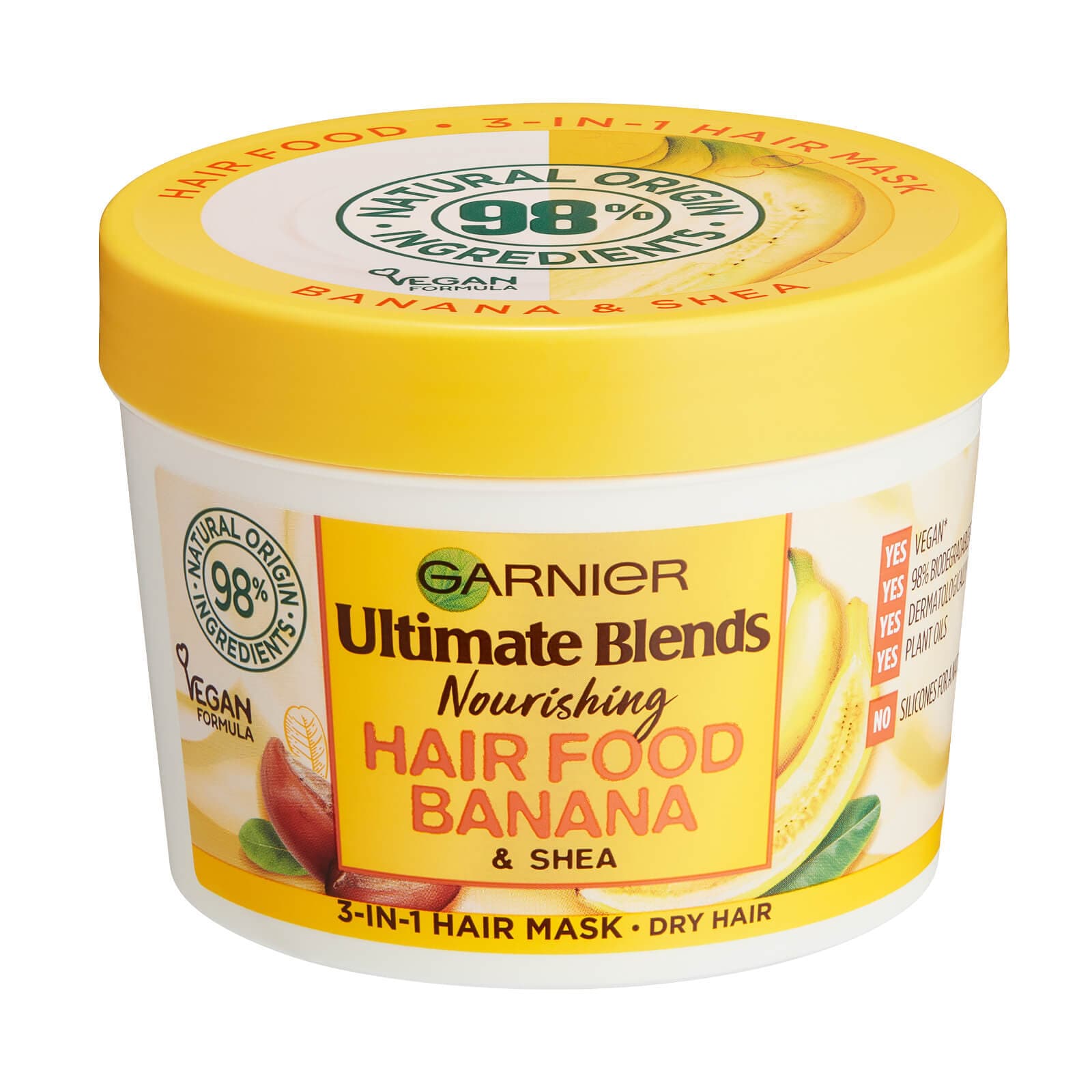 Product Garnier Ultimate Blends Hair Food Banana 3-In-1 Dry Hair Mask ...