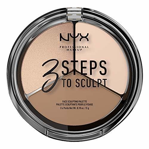 Belleza NYX Professional Makeup Paleta de Contouring & Iluminador 3 Steps to Sculpt