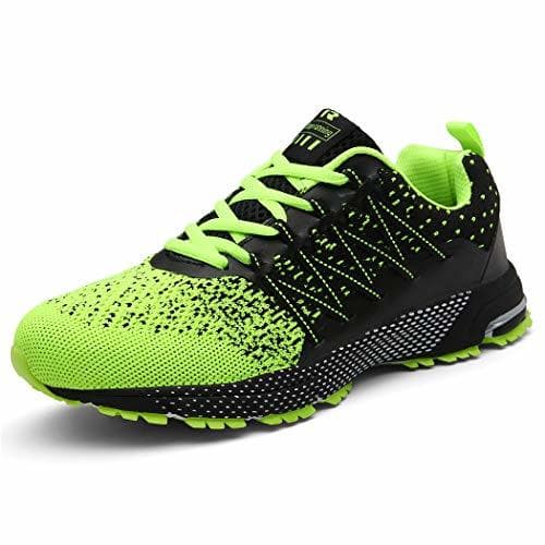 Fashion SOLLOMENSI Zapatillas Hombres Deporte Running Zapatos para Correr Gimnasio Sneakers Deportivas Padel