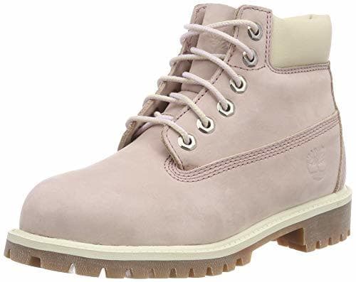 Lugar Timberland 6 in Premium Waterproof, Botas Clasicas Unisex Niños, Violeta