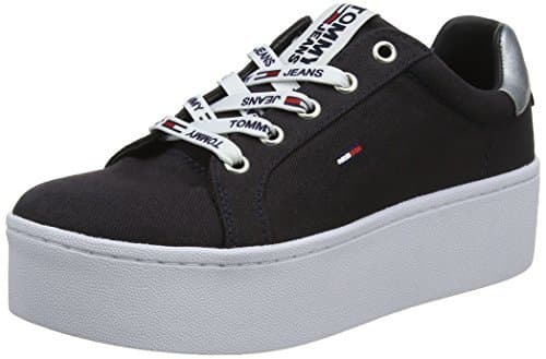 Producto Tommy Hilfiger Tommy Jeans Flatform Sneaker, Zapatillas para Mujer, Azul