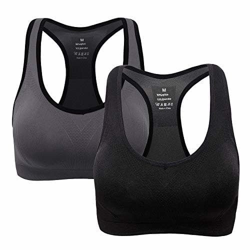 Product Sykooria Sujetador de Entrenamiento para Mujer Sujetador Deportivo Acolchado Deportivo de Alto