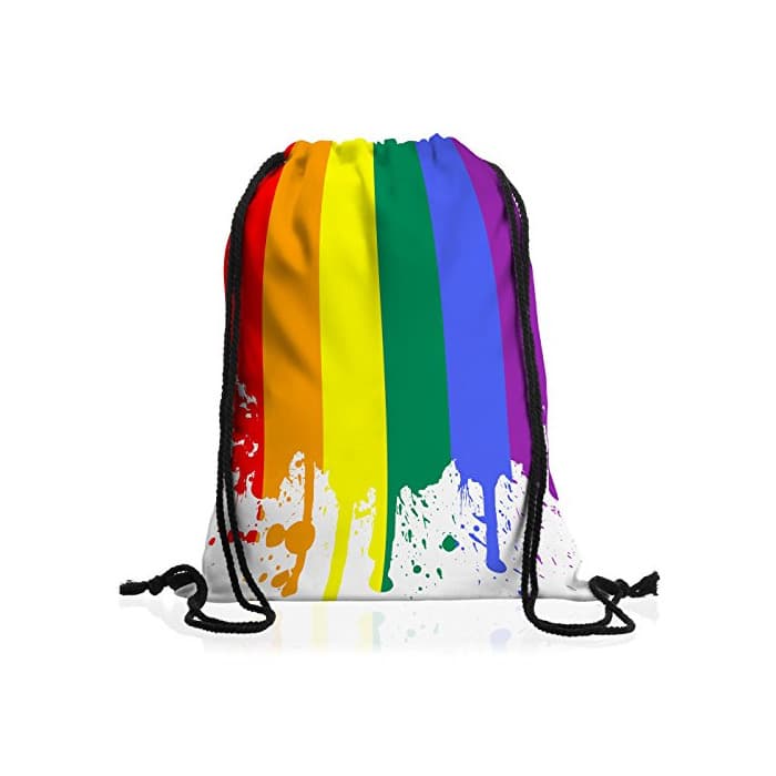 Producto style3 Bandera arcoíris Bolsa Mochila Bolsos Unisex gymsac