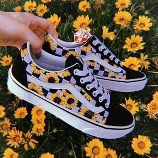 Fashion Vans com girassol 🌻 