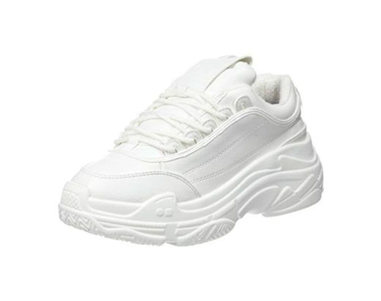 Fashion COOLWAY Shila, Zapatillas Altas para Mujer, Blanco