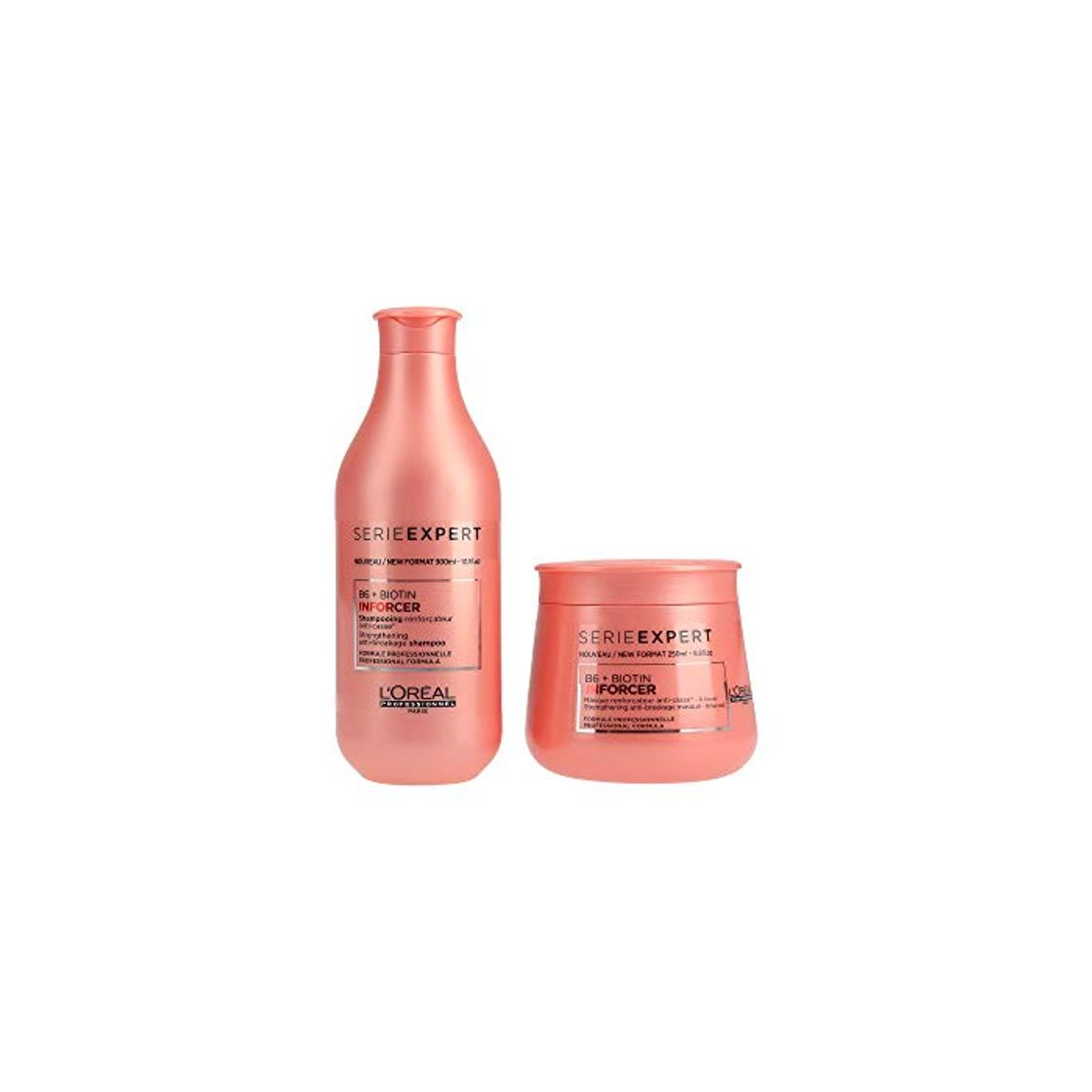 Belleza L 'Oreal Serie Expert inforcer Champú 300 ml y Masque 250 ml