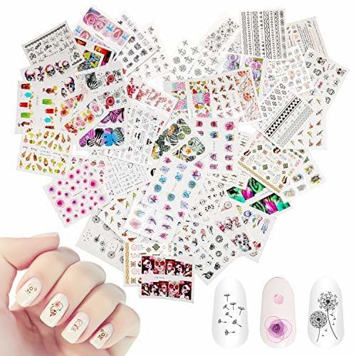 Belleza 48 hojas de arte de uñas mixtas