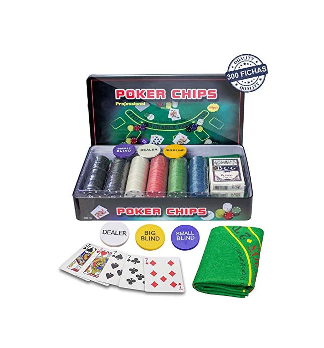 Producto Professional Set de póker Caja de Metal