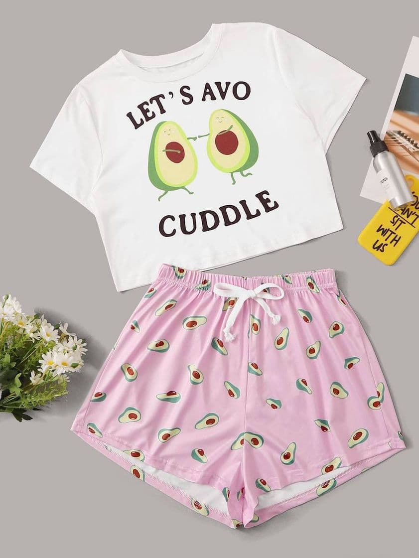 Fashion Pijama verano aguacates