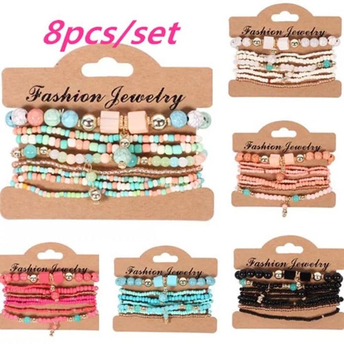 Moda Set de pulseras 