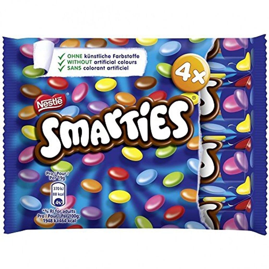 Producto Smarties Multipack 4 x 38g