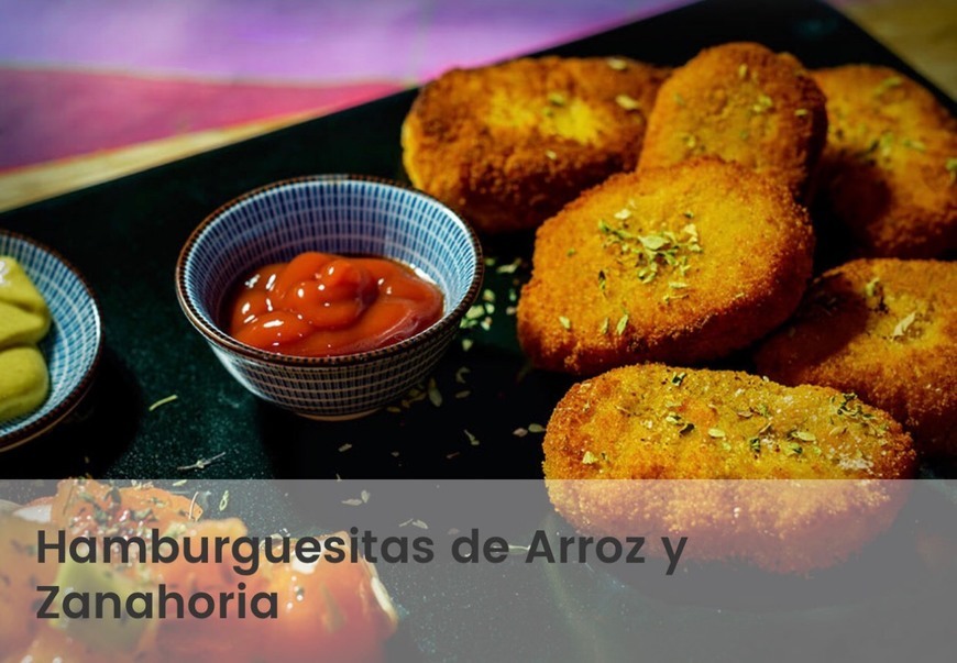 Moda Hamburguesas de arroz y zanahoria 