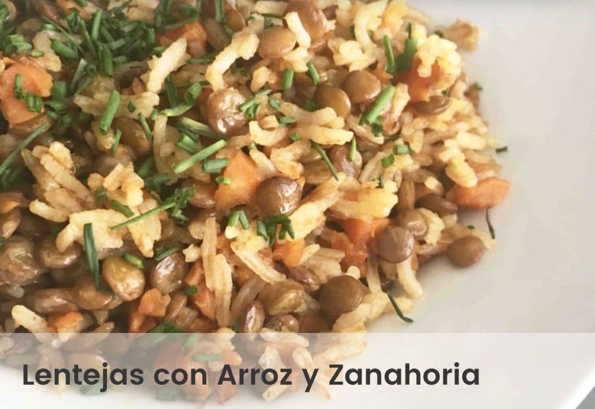 Moda Lentejas con arroz y zanahoria 