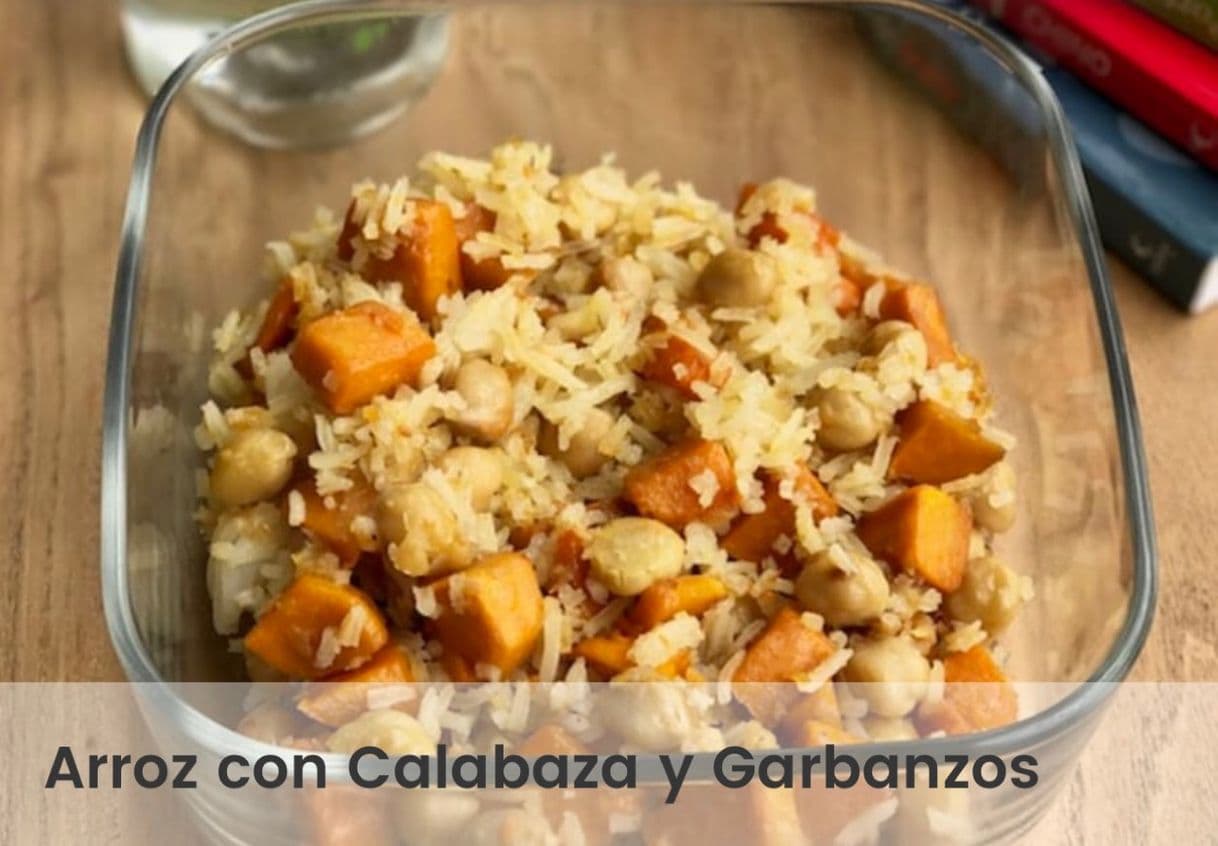 Moda Arroz con calabaza y garbanzos 