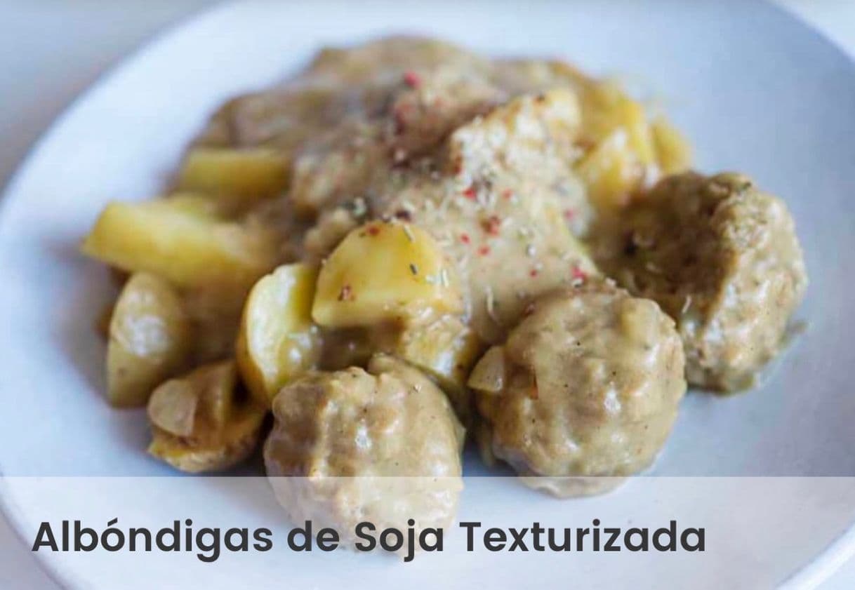 Moda Albóndigas de soja texturizada 