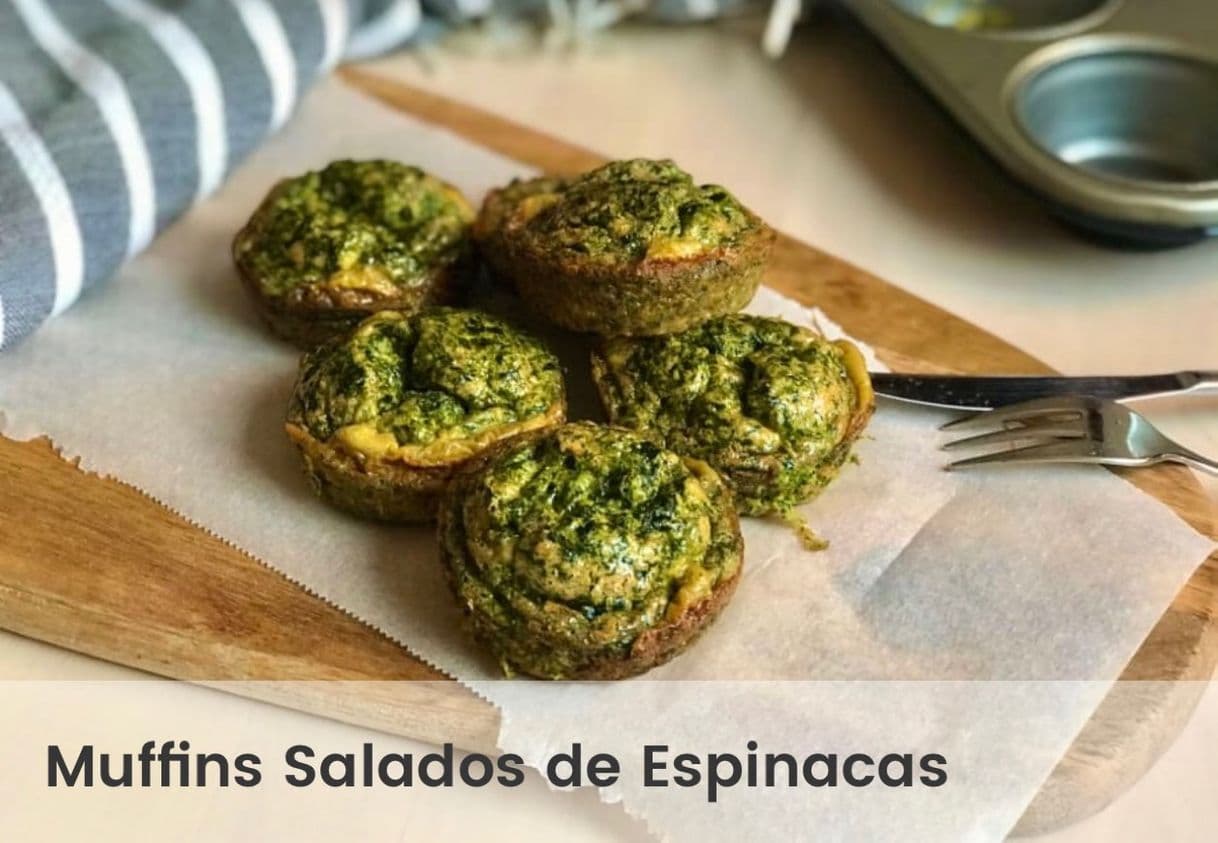 Moda Muffins de espinaca 