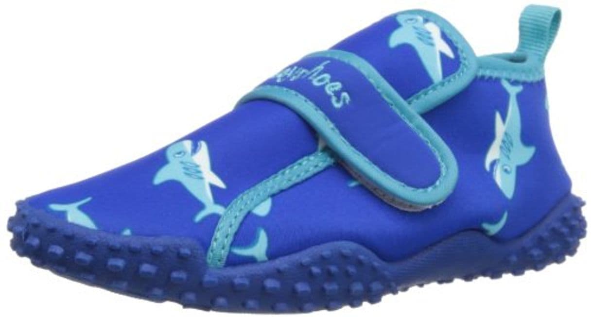 Product Playshoes Zapatillas de Playa con protección UV Tiburón, Zapatos de Agua Unisex