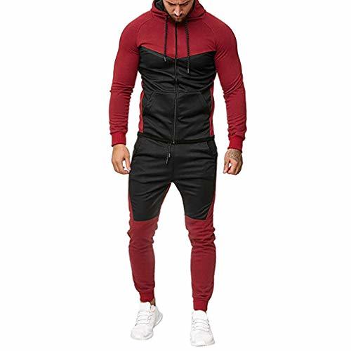 Producto Mxjeeio Conjunto de Chándal de fútbol Deportivo con Capucha para Hombre Invierno