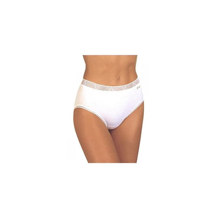 Producto AVET 3268 - braga alta lisa fina blonda algodon lycra