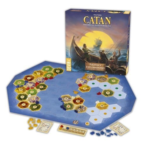 Producto Devir- Catan-Piratas y Exploradores Juego de Mesa, Multicolor