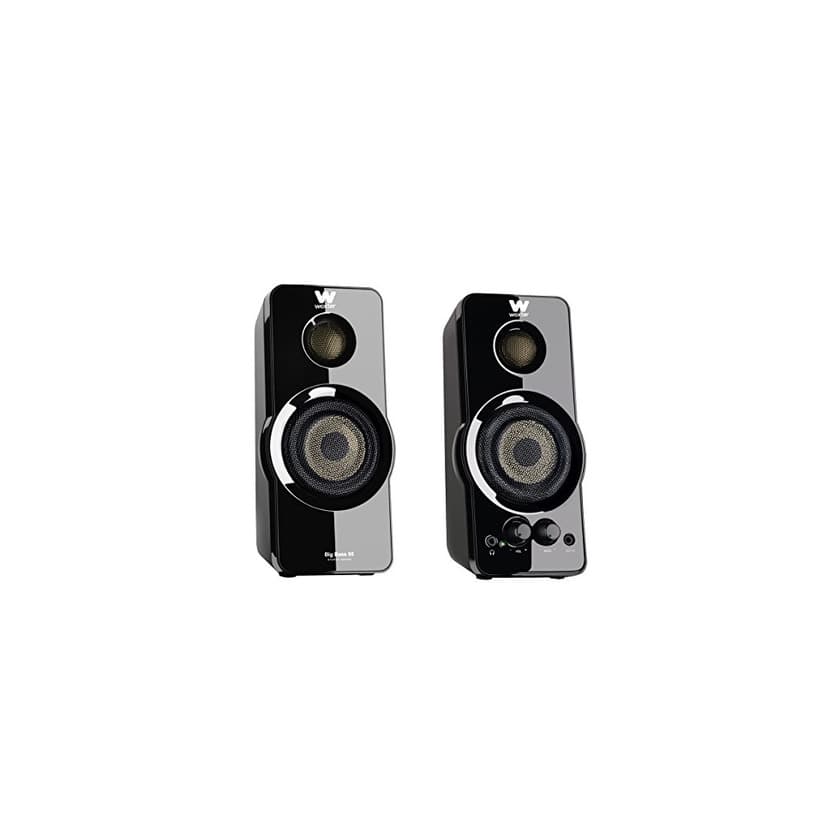 Product Woxter Big Bass 95 - Altavoces Multimedia Estéreo, 20W, Potentes, conexión 3,5mm,